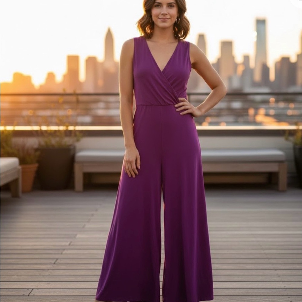 Zenana Outfitters Purple Jumpsuit